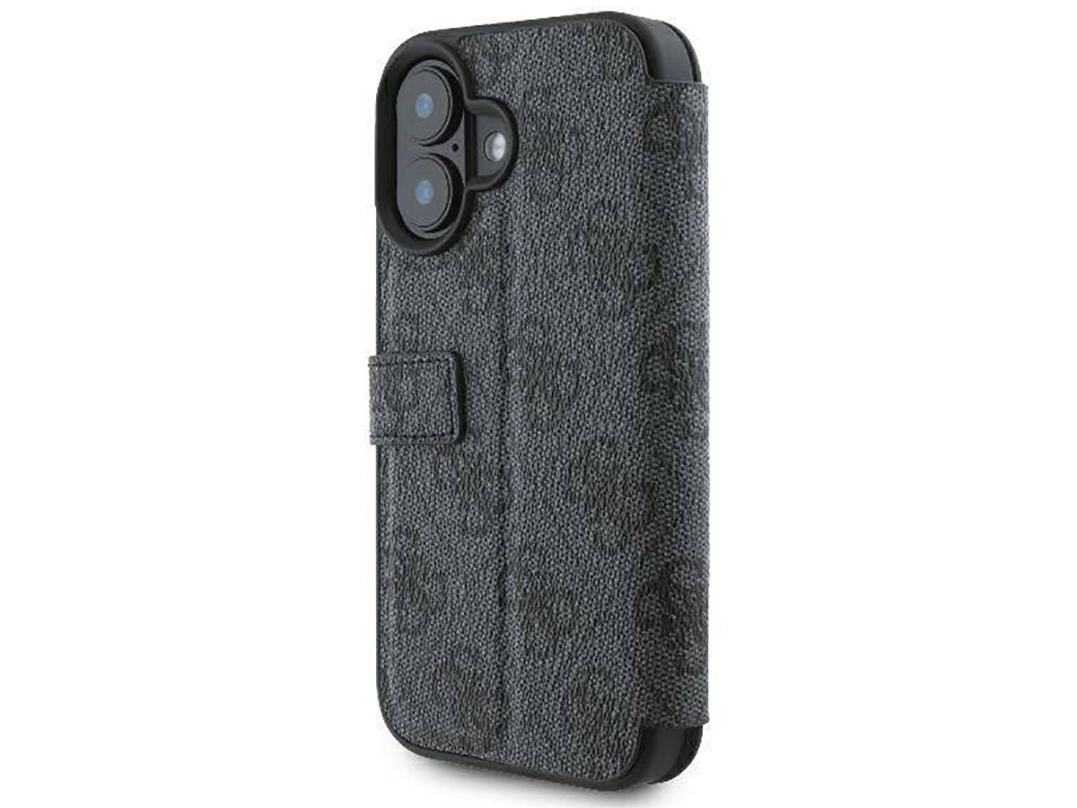 Guess Big 4G Monogram Bookcase Grijs - iPhone 16 hoesje