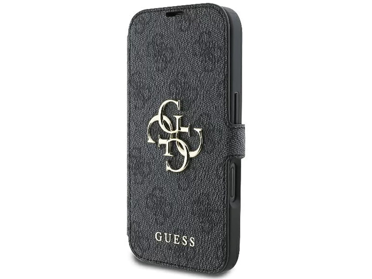 Guess Big 4G Monogram Bookcase Grijs - iPhone 16 hoesje