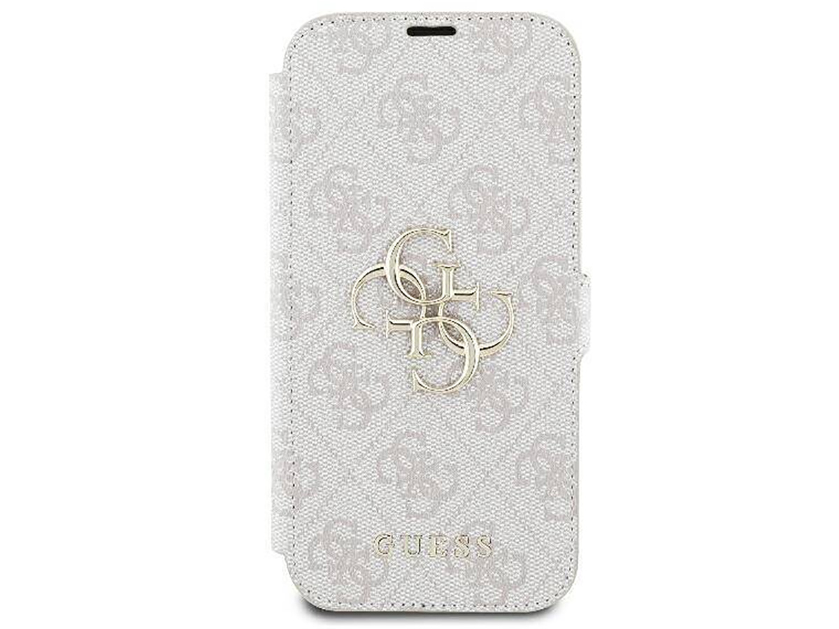 Guess Big 4G Monogram Bookcase Roze - iPhone 16 hoesje