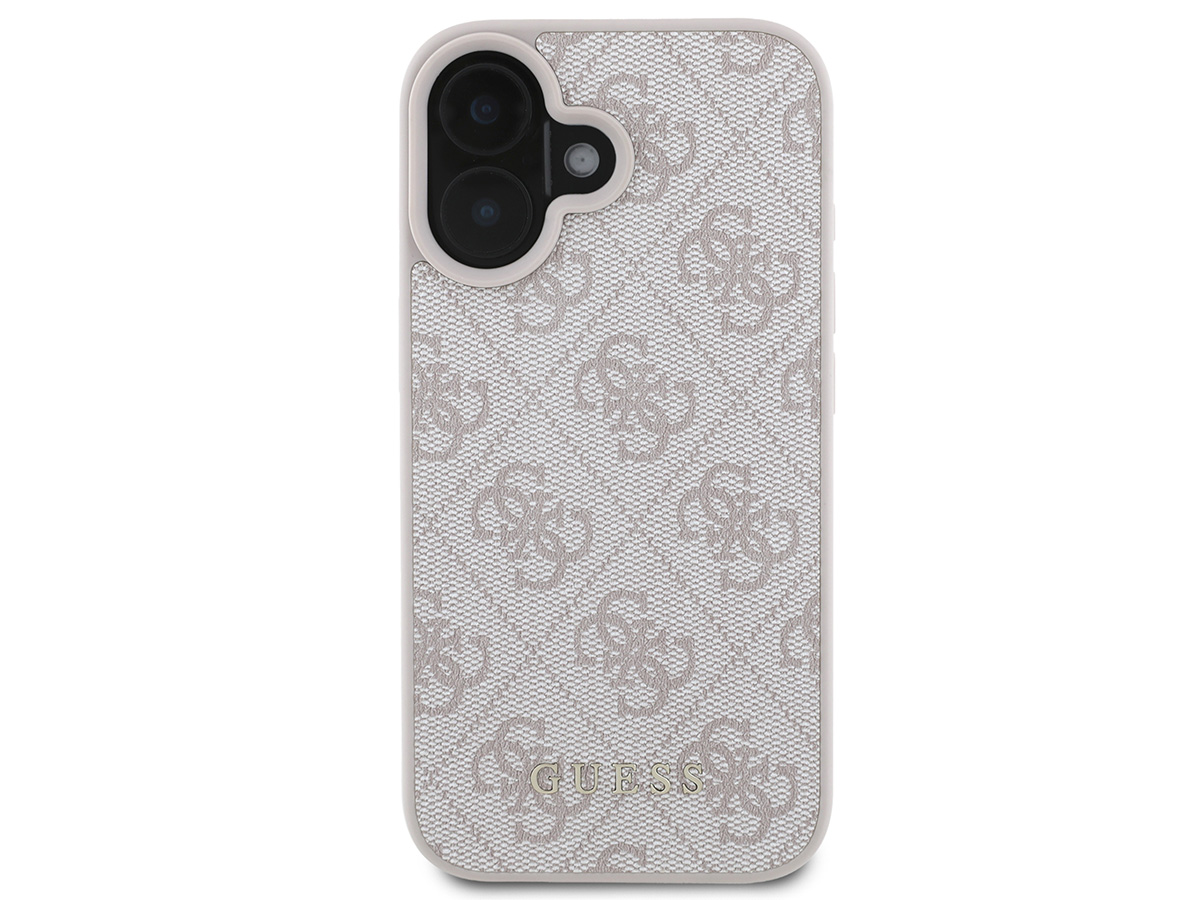 Guess Classic 4G Monogram Case Roze - iPhone 16 hoesje