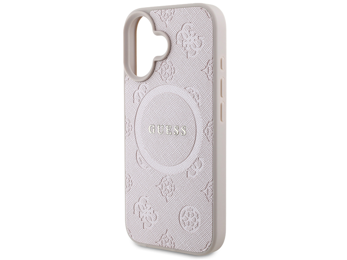 Guess Peony Logo MagSafe Case Roze - iPhone 16 hoesje