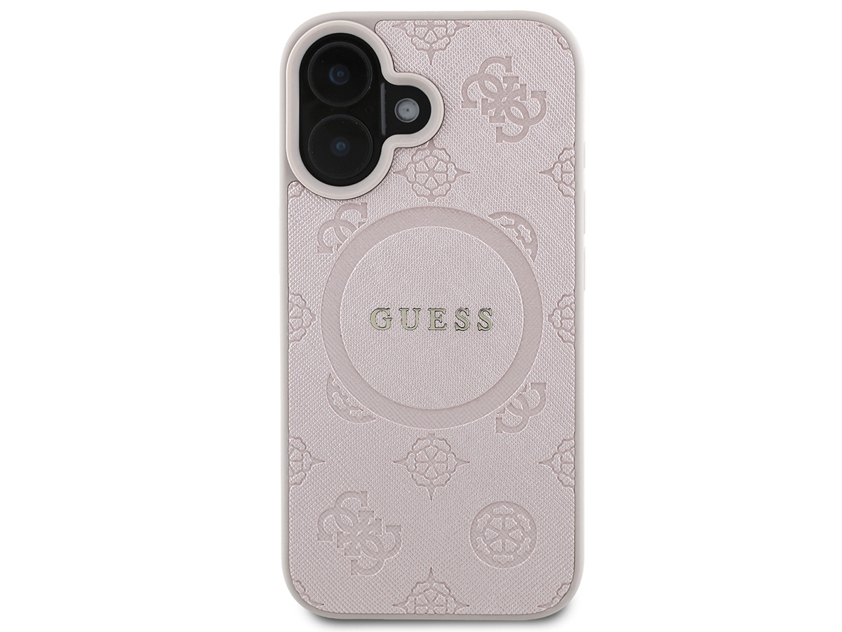 Guess Peony Logo MagSafe Case Roze - iPhone 16 hoesje