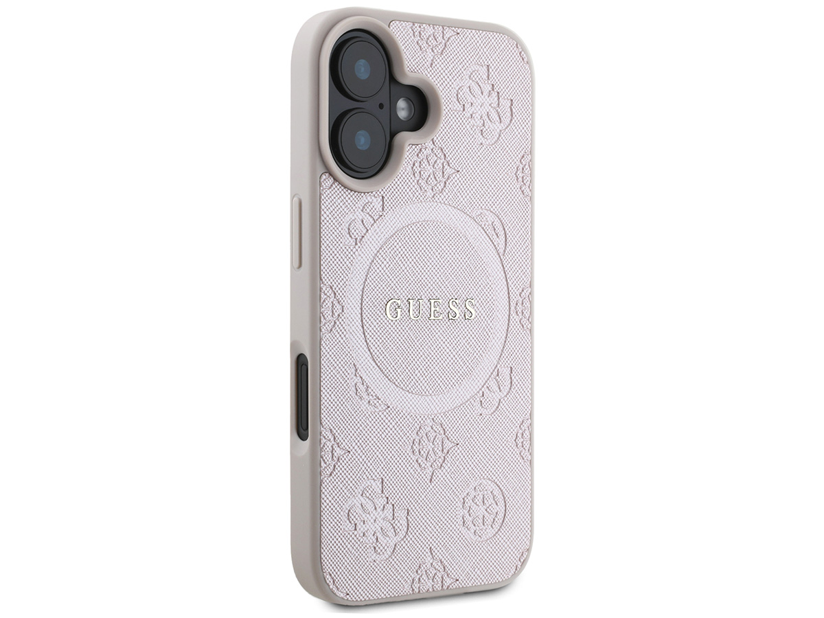 Guess Peony Logo MagSafe Case Roze - iPhone 16 hoesje