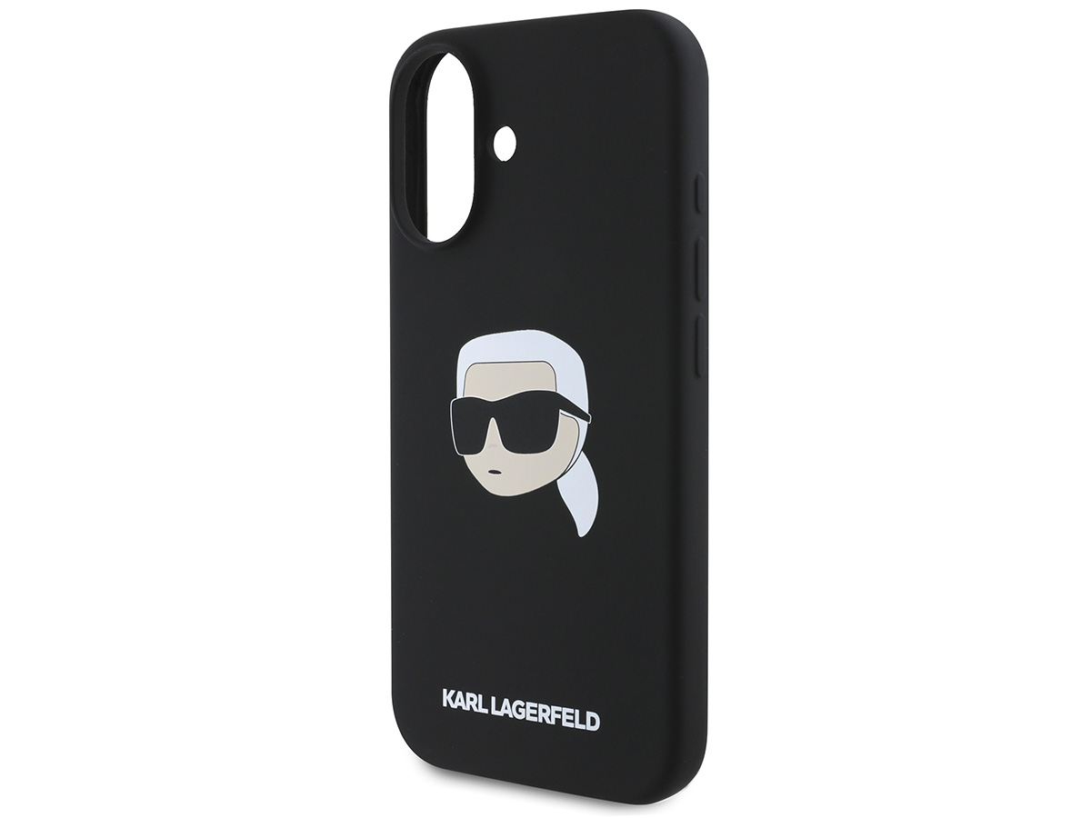 Karl Lagerfeld Ikonik Karl MagSafe Case Zwart - iPhone 16 hoesje