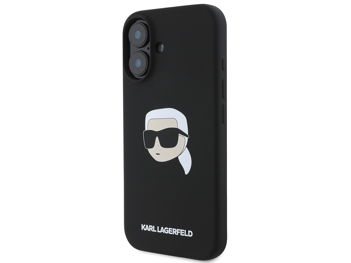 Karl Lagerfeld Ikonik Karl MagSafe Case Zwart - iPhone 16 hoesje