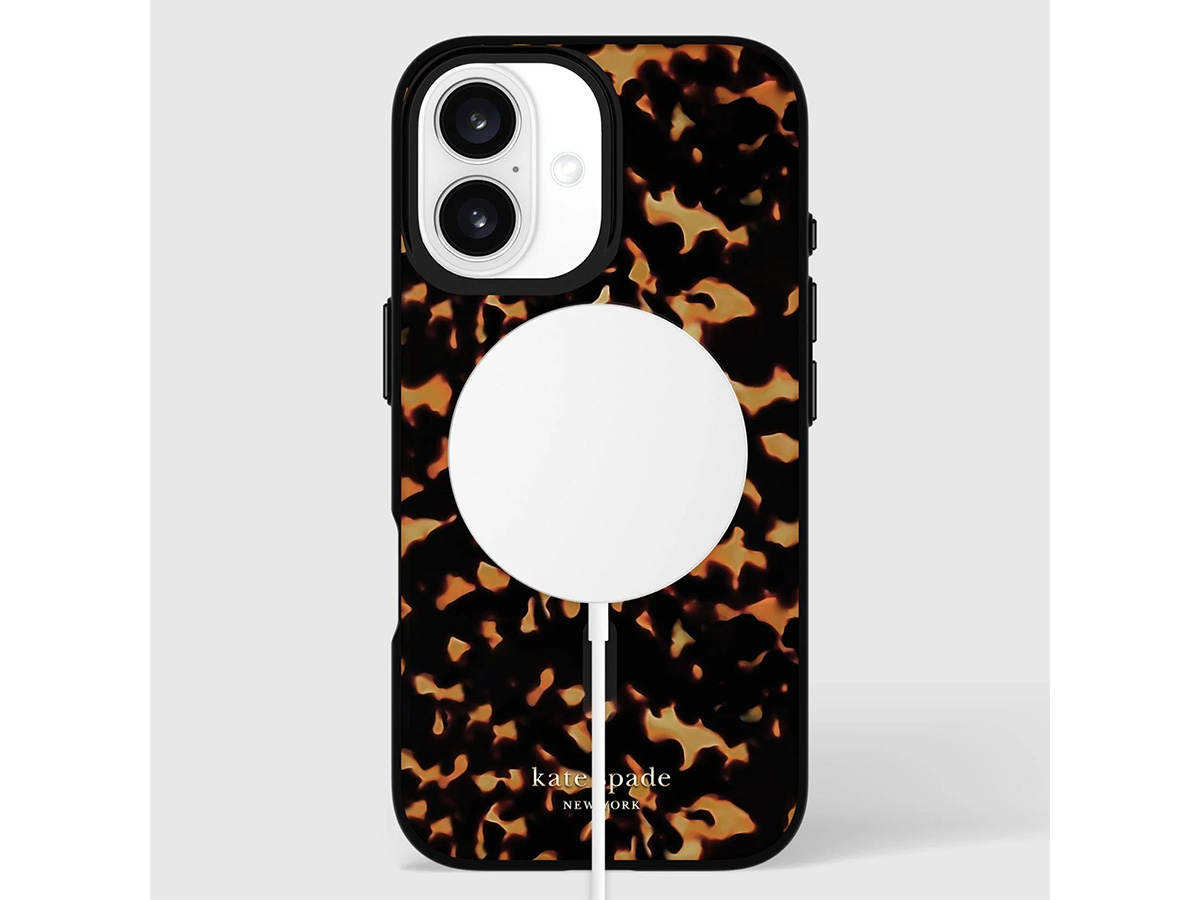 Kate Spade Tortoiseshell Case - iPhone 16 hoesje