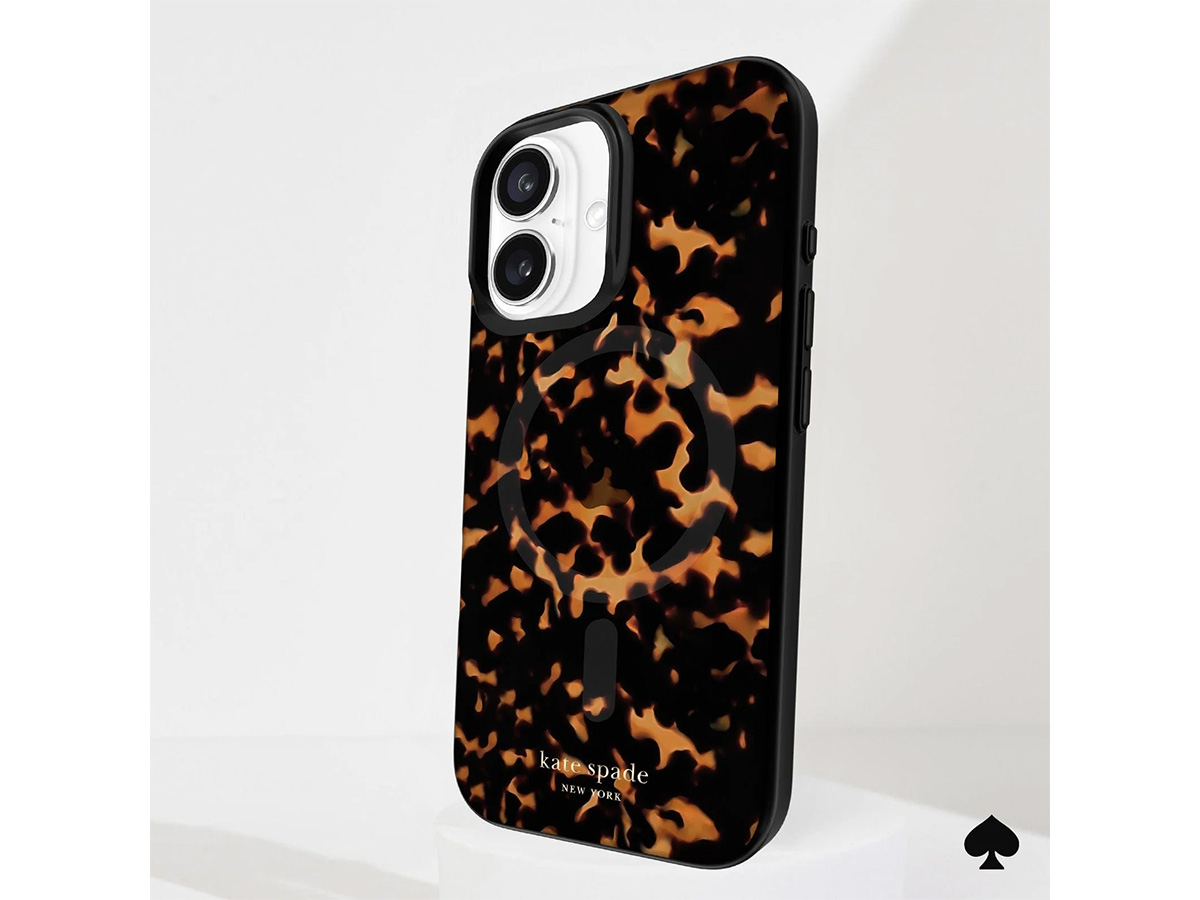 Kate Spade Tortoiseshell Case - iPhone 16 hoesje