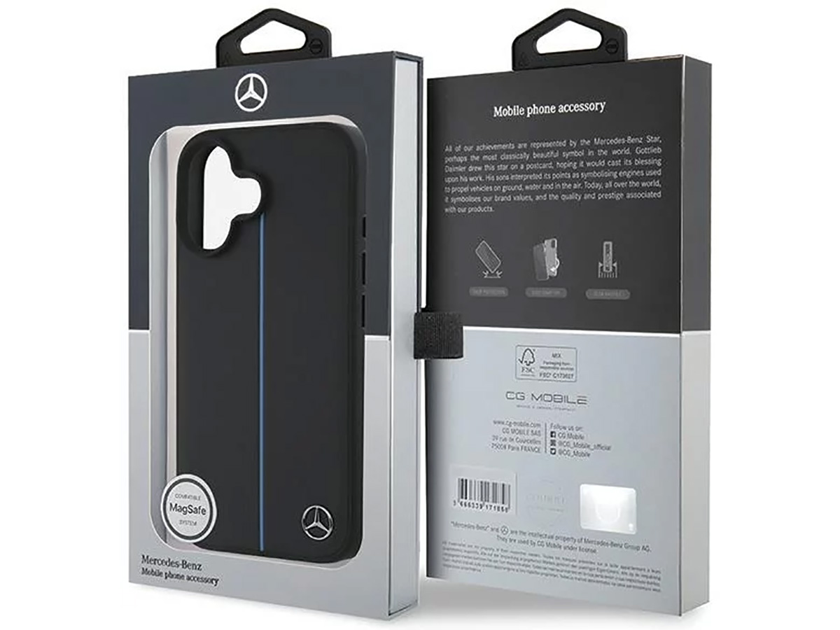 Mercedes-Benz Blue Line MagSafe Case - iPhone 16 hoesje