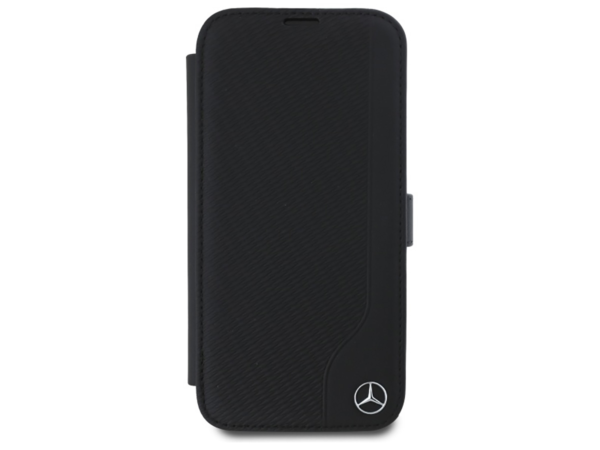 Mercedes-Benz Leather Book Case - iPhone 16 Hoesje Leer