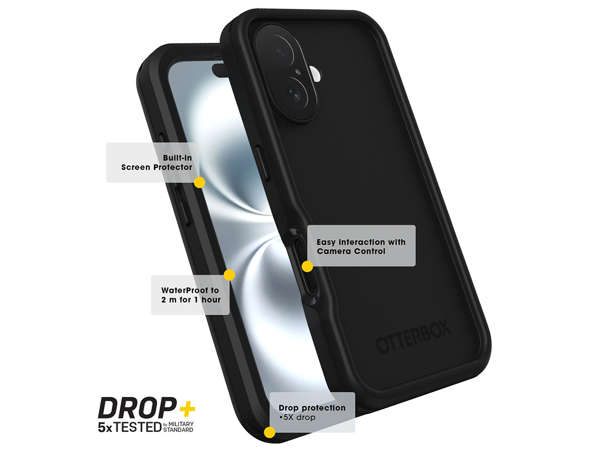 Otterbox LifeProof Fre IP68 Waterproof Case - Waterdicht iPhone 16 hoesje