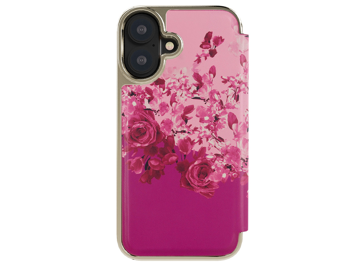 Ted Baker Alsta Mirror Folio Case - iPhone 16 Hoesje