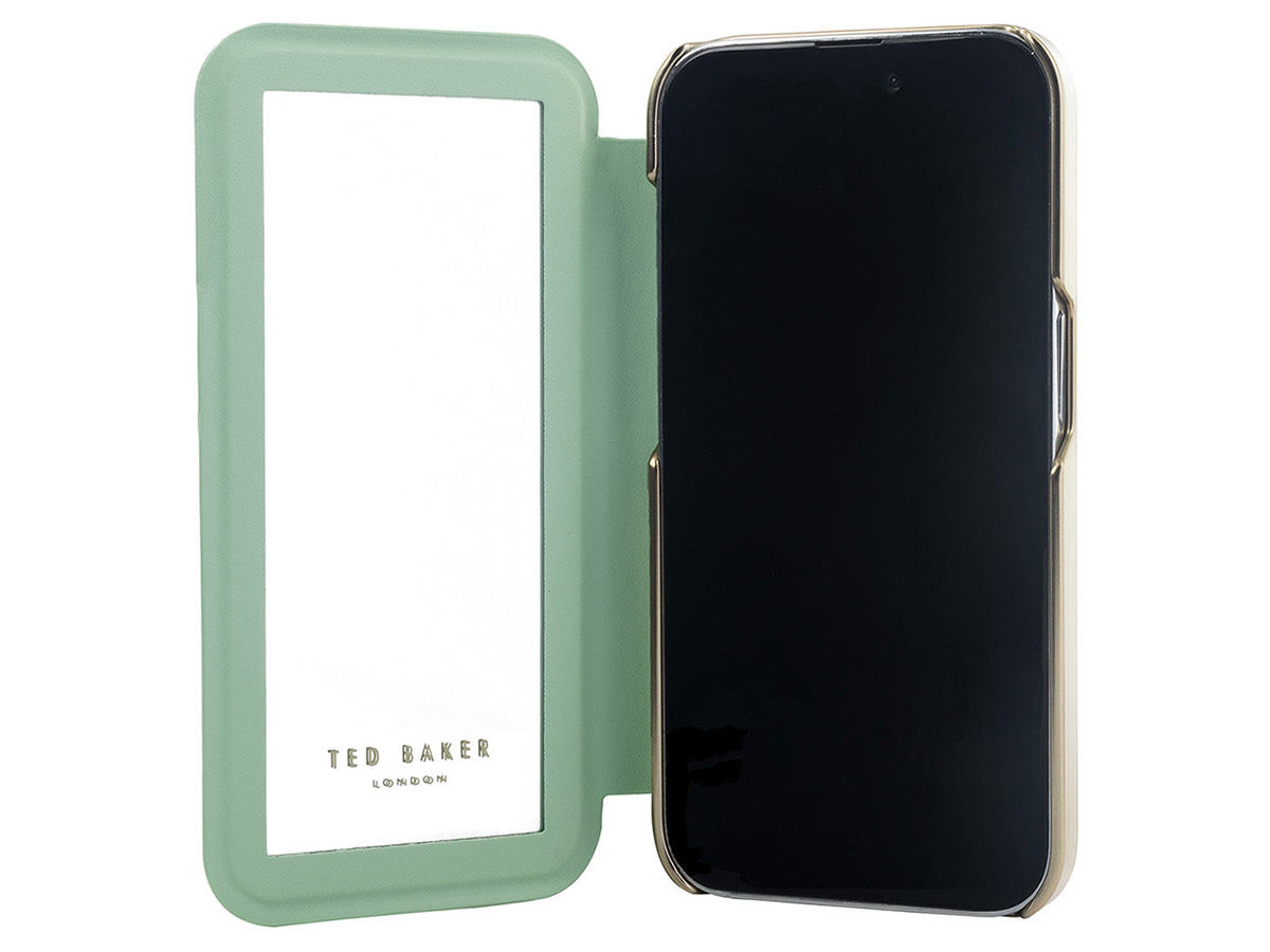 Ted Baker Liriam Mirror Folio Case - iPhone 16 Hoesje