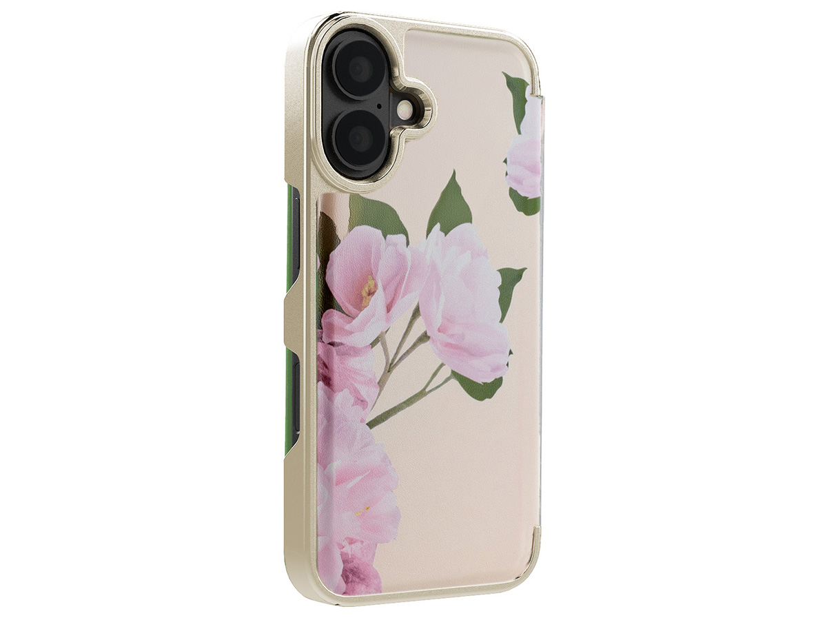 Ted Baker Liriam Mirror Folio Case - iPhone 16 Hoesje