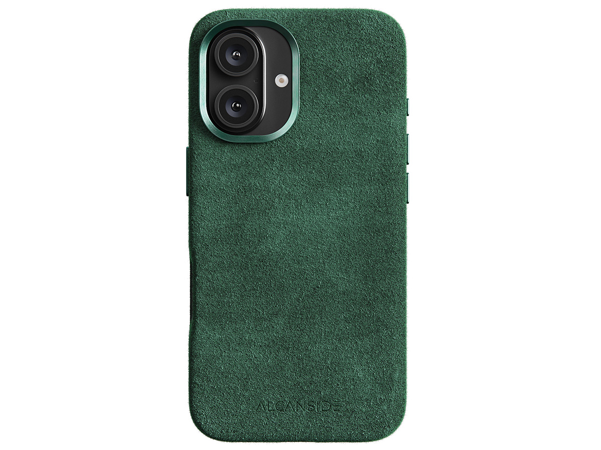 Alcanside Alcantara MagSafe Case Groen - iPhone 16 Plus hoesje