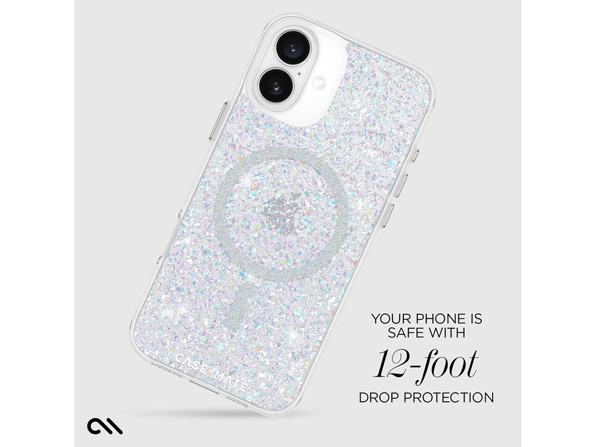 Case-Mate Twinkle Disco MagSafe Case - iPhone 16 Plus hoesje