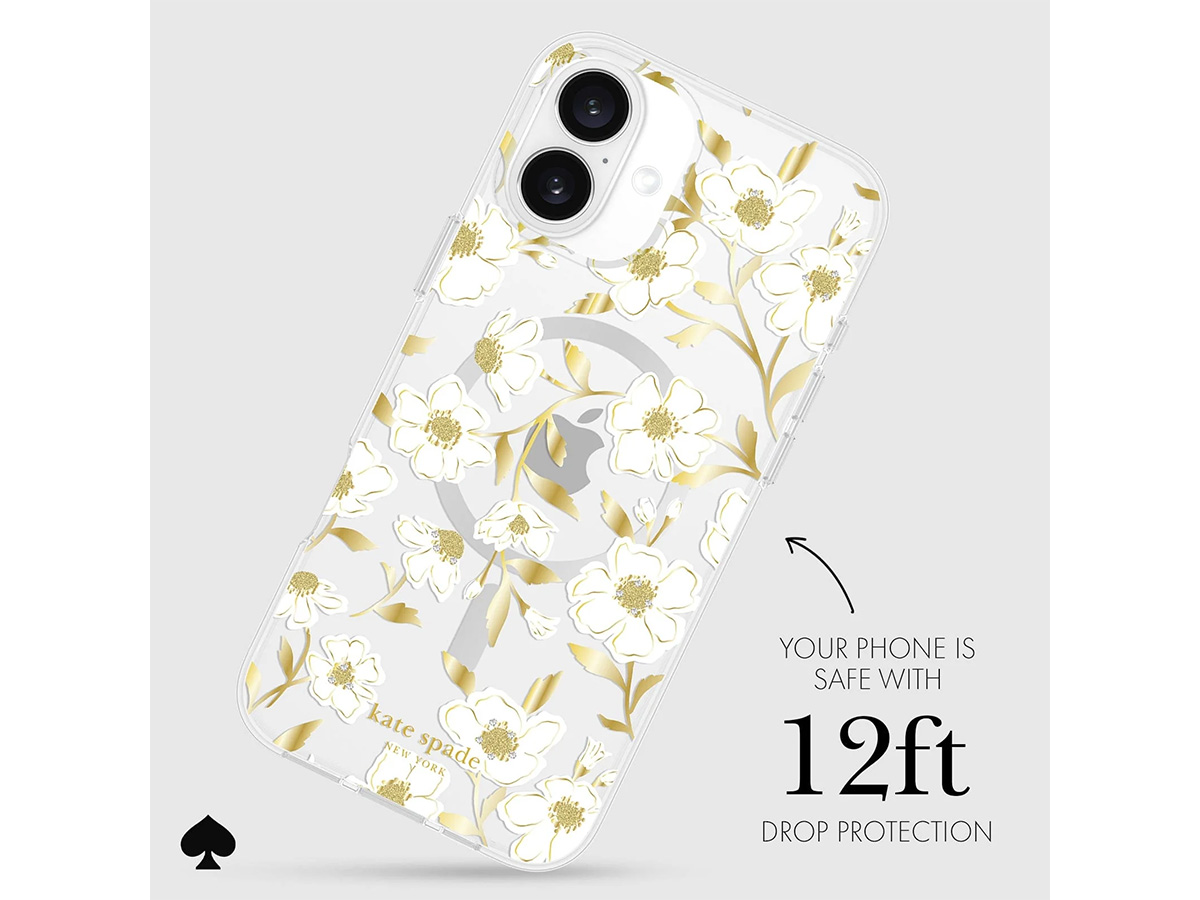 Kate Spade Sunshine Floral Case - iPhone 16 Plus hoesje