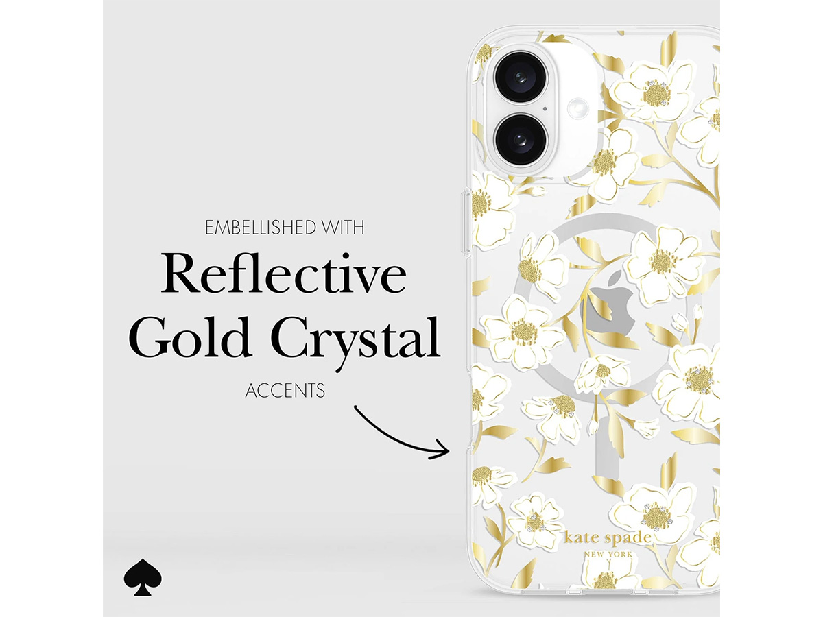 Kate Spade Sunshine Floral Case - iPhone 16 Plus hoesje