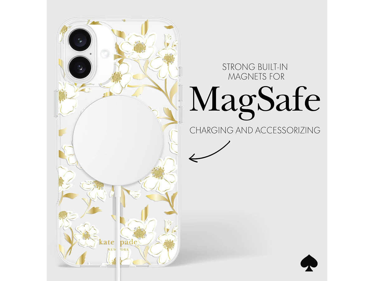 Kate Spade Sunshine Floral Case - iPhone 16 Plus hoesje