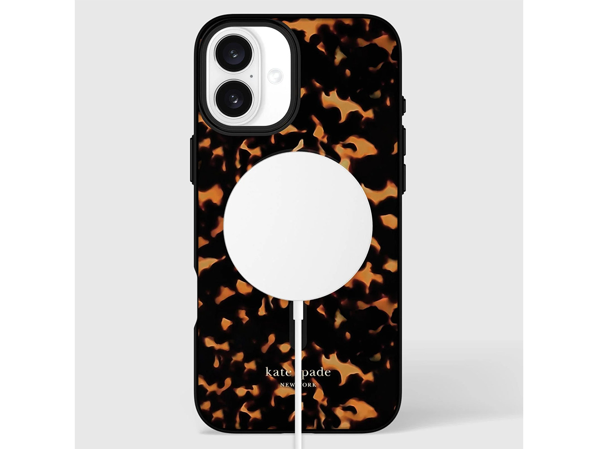 Kate Spade Tortoiseshell Case - iPhone 16 Plus hoesje