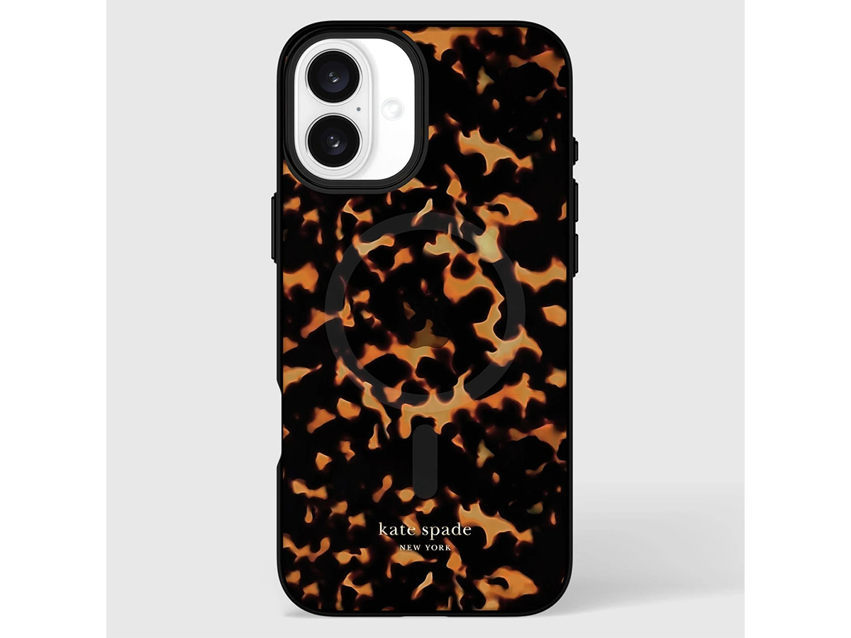 Kate Spade Tortoiseshell Case - iPhone 16 Plus hoesje