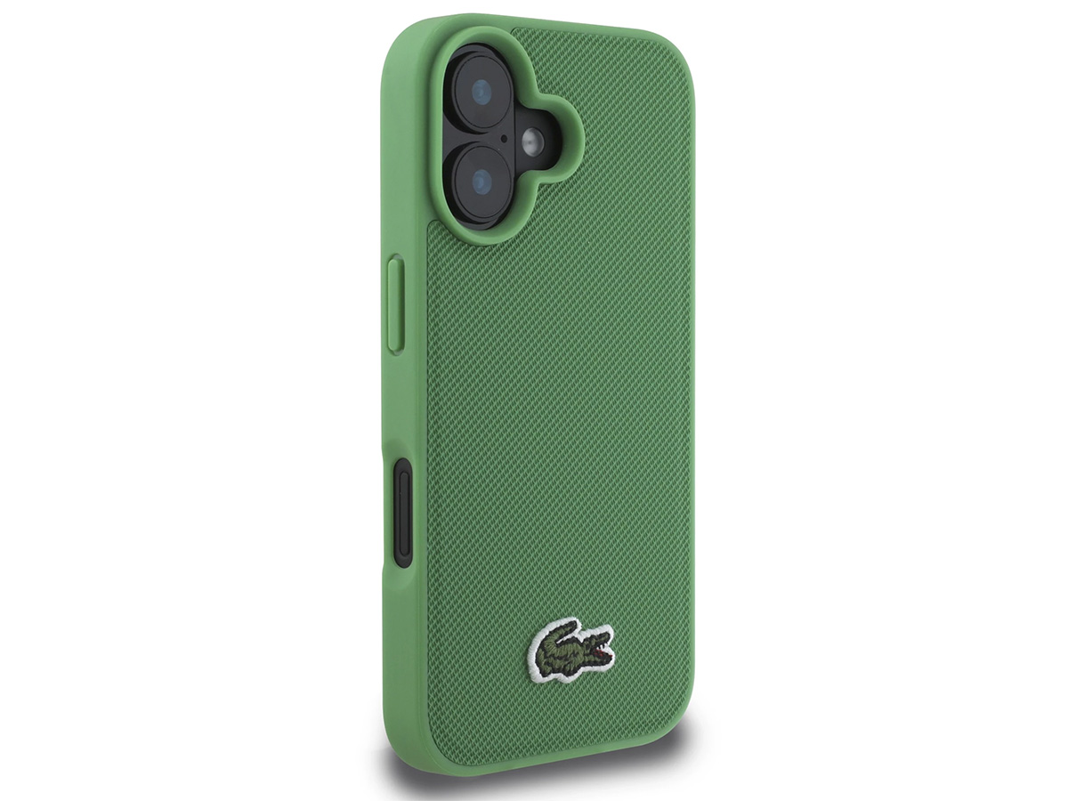 Lacoste Petit Piqué MagSafe Case Groen - iPhone 16 Plus hoesje