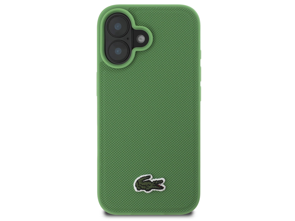 Lacoste Petit Piqué MagSafe Case Groen - iPhone 16 Plus hoesje