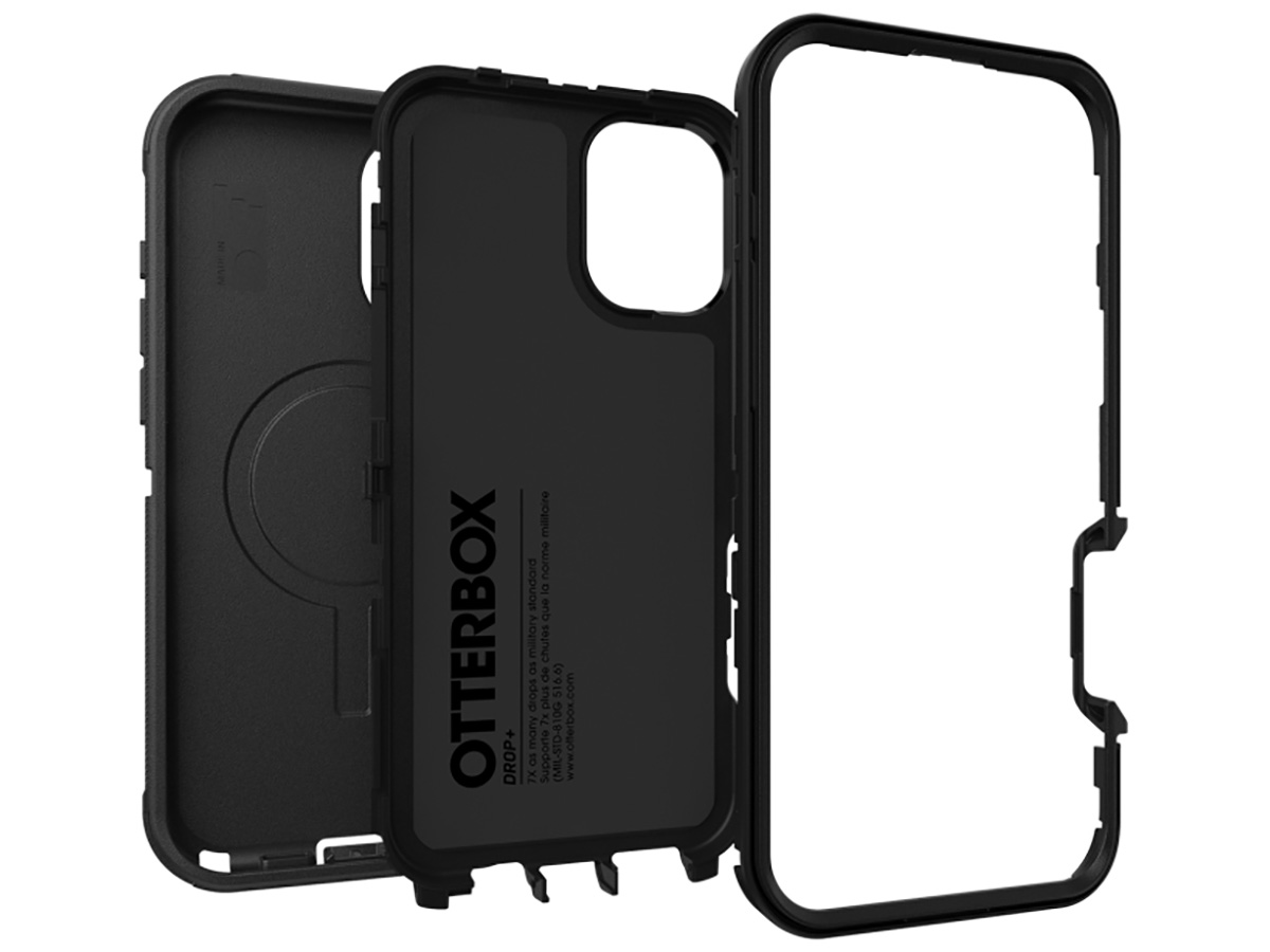 Otterbox Defender XT MagSafe Case Zwart - iPhone 16 Plus hoesje