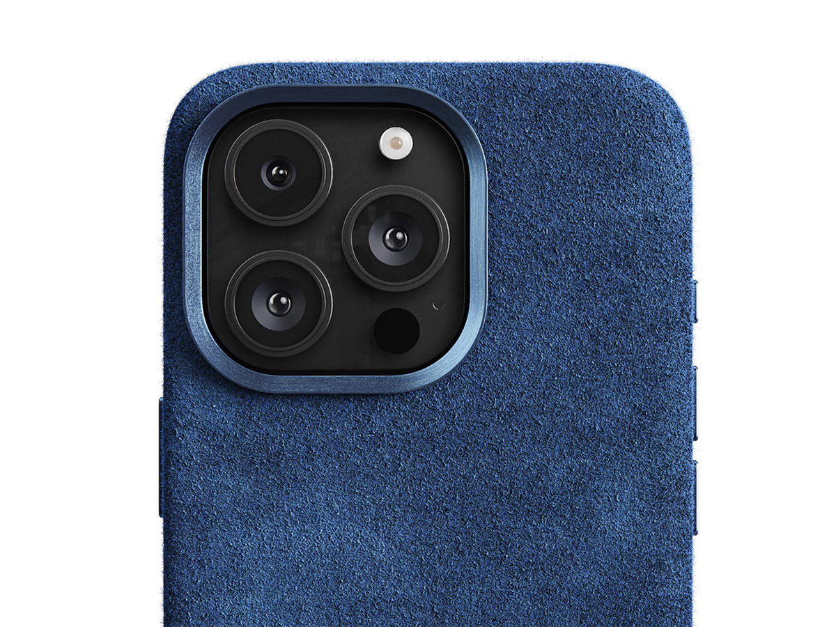 Alcanside Alcantara MagSafe Case Blauw - iPhone 16 Pro hoesje