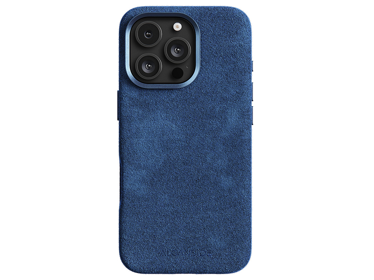 Alcanside Alcantara MagSafe Case Blauw - iPhone 16 Pro hoesje