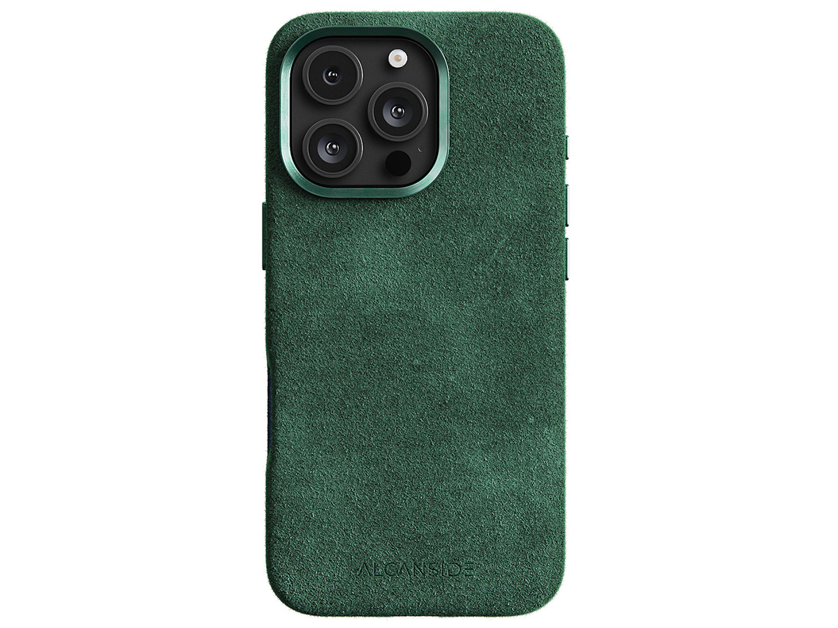 Alcanside Alcantara MagSafe Case Groen - iPhone 16 Pro hoesje