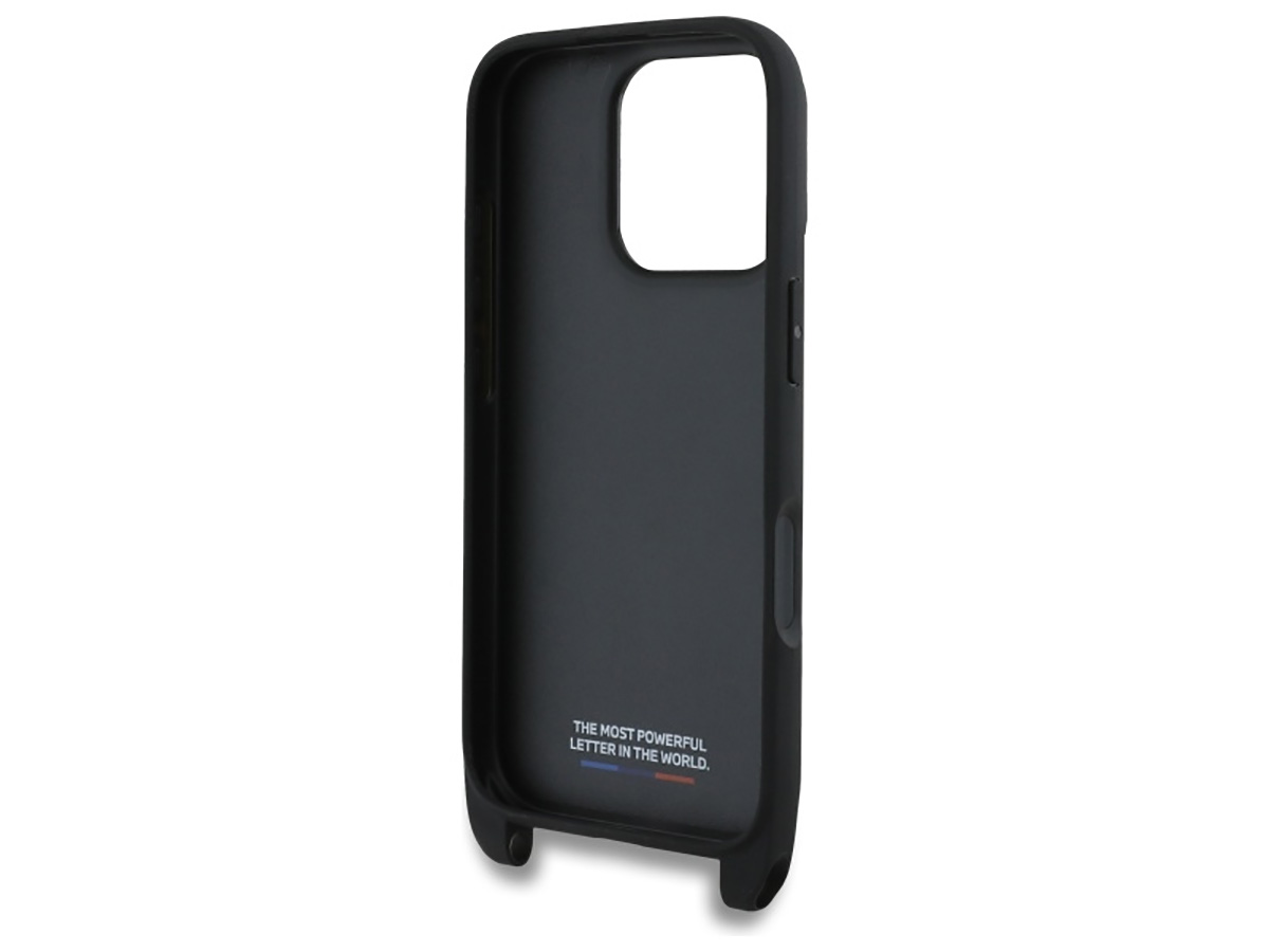 BMW M Tricolor Crossbody Case - iPhone 16 Pro Koord hoesje