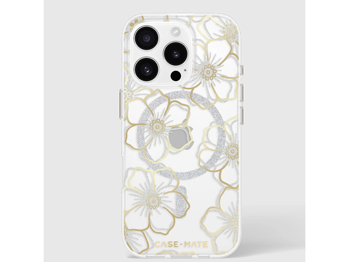 Case-Mate Floral Gems MagSafe Case - iPhone 16 Pro hoesje