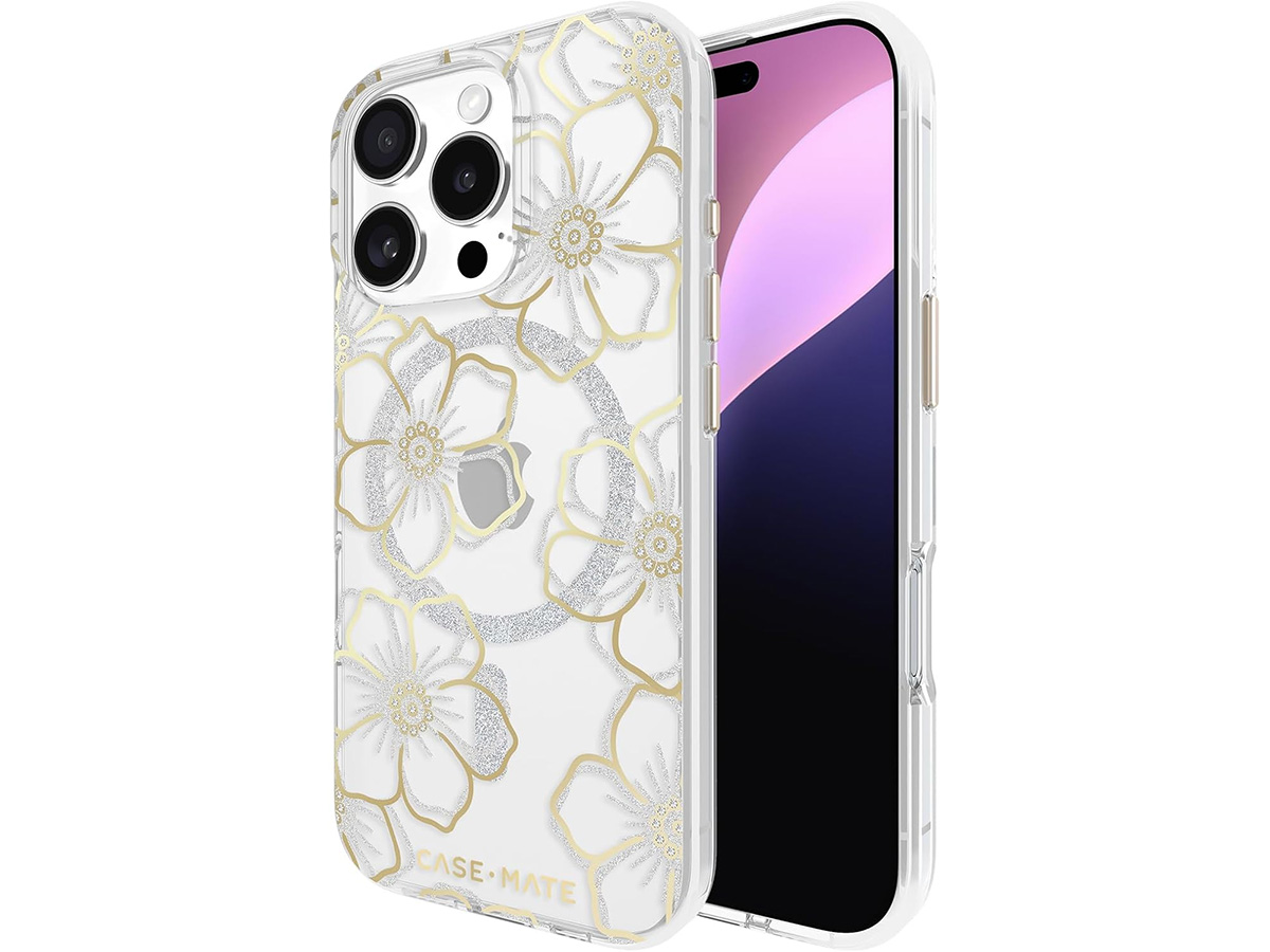 Case-Mate Floral Gems MagSafe Case - iPhone 16 Pro hoesje