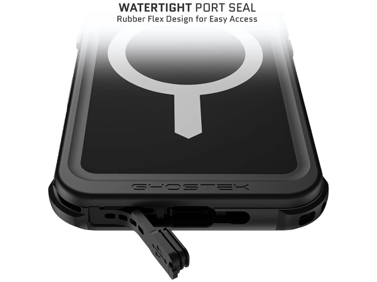 Ghostek Nautical 4 Zwart IP68 Waterdicht iPhone 16 Pro hoesje