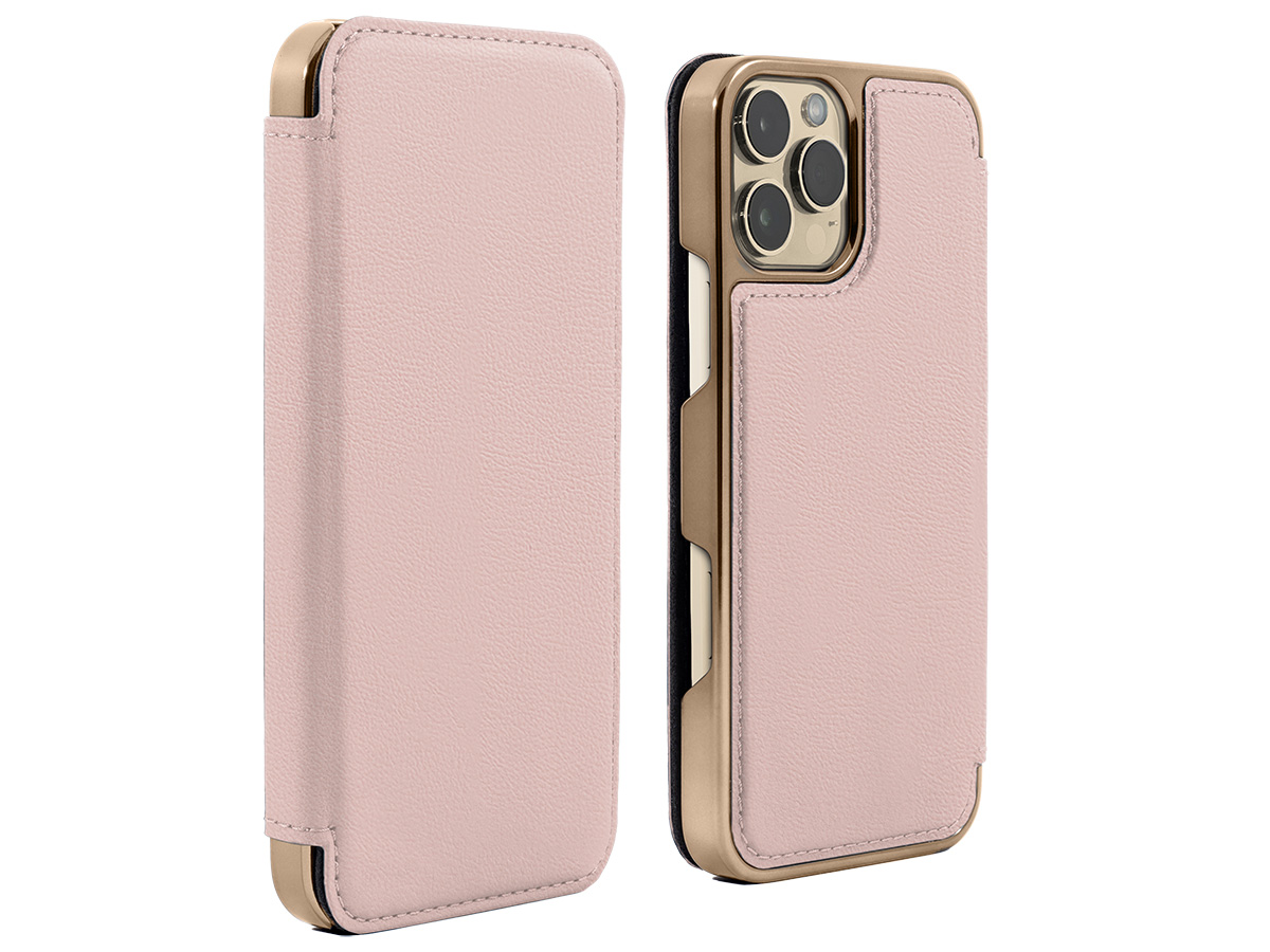 Greenwich Blake MagSafe Leather Folio Blossom Pink - iPhone 16 Pro Hoesje