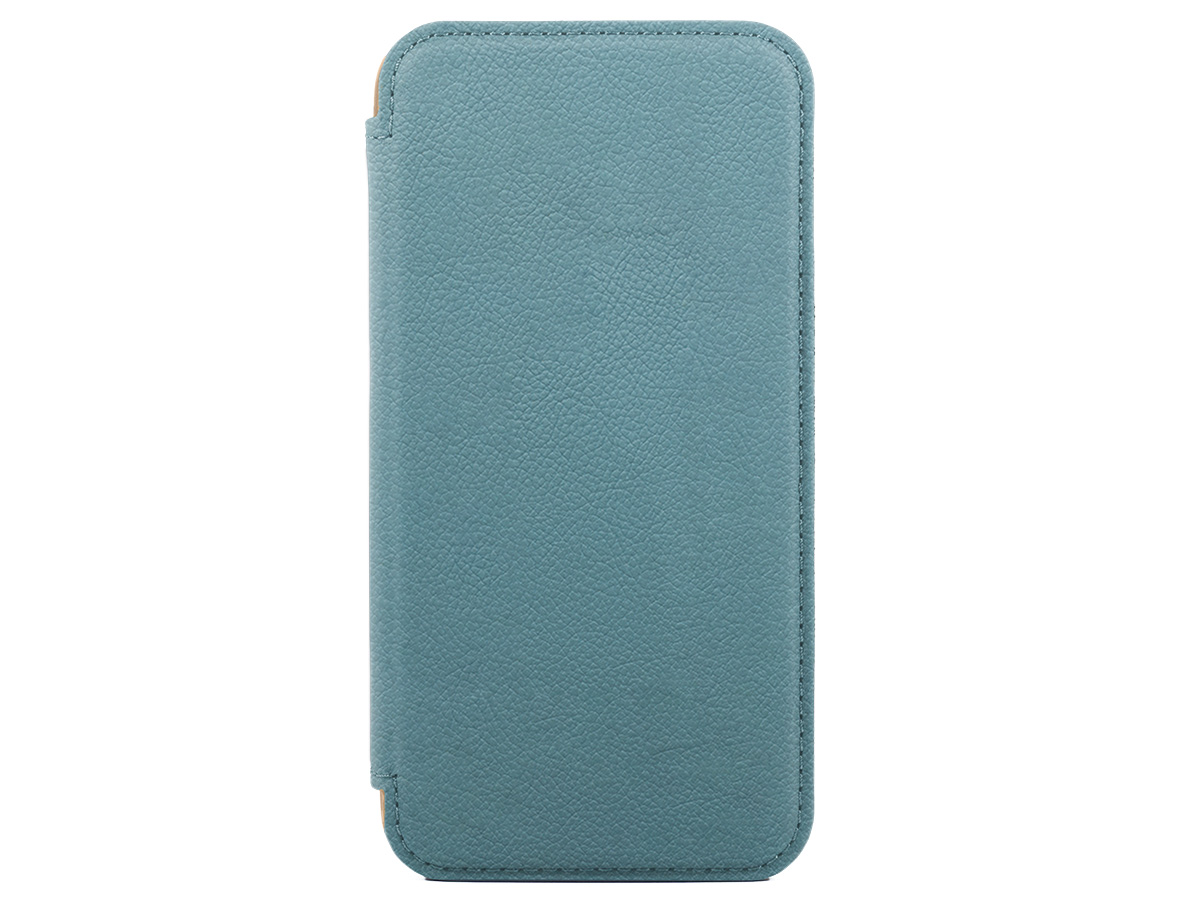 Greenwich Blake MagSafe Leather Folio Tahiti Blue - iPhone 16 Pro Hoesje