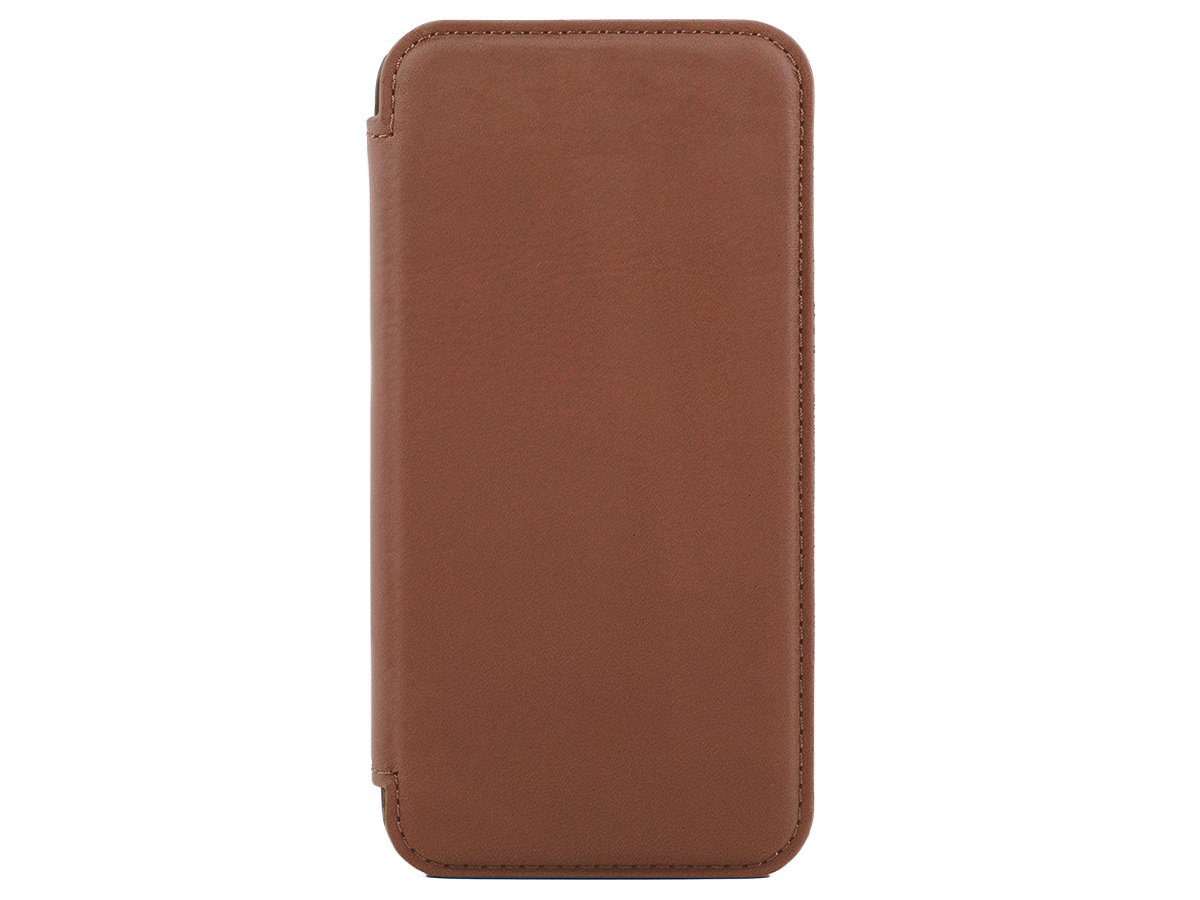 Greenwich Blake MagSafe Leather Folio Saddle Tan - iPhone 16 Pro Hoesje