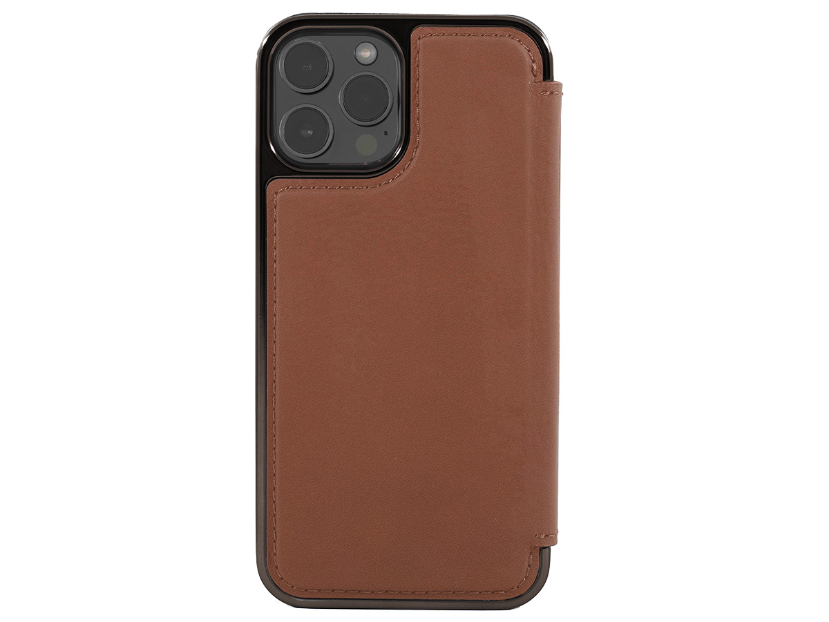 Greenwich Blake MagSafe Leather Folio Saddle Tan - iPhone 16 Pro Hoesje