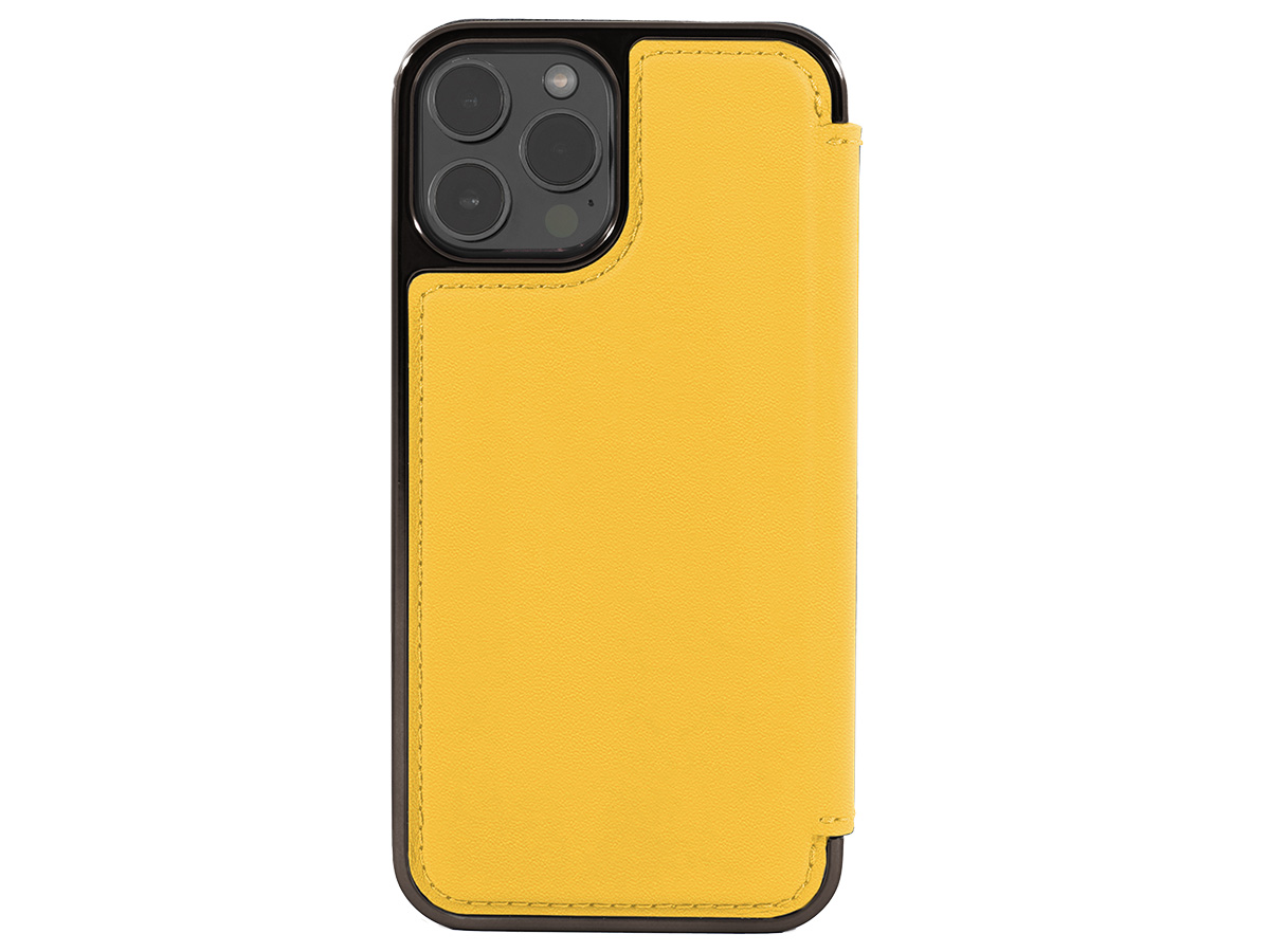 Greenwich Blake MagSafe Leather Folio Taurus Yellow - iPhone 16 Pro Hoesje