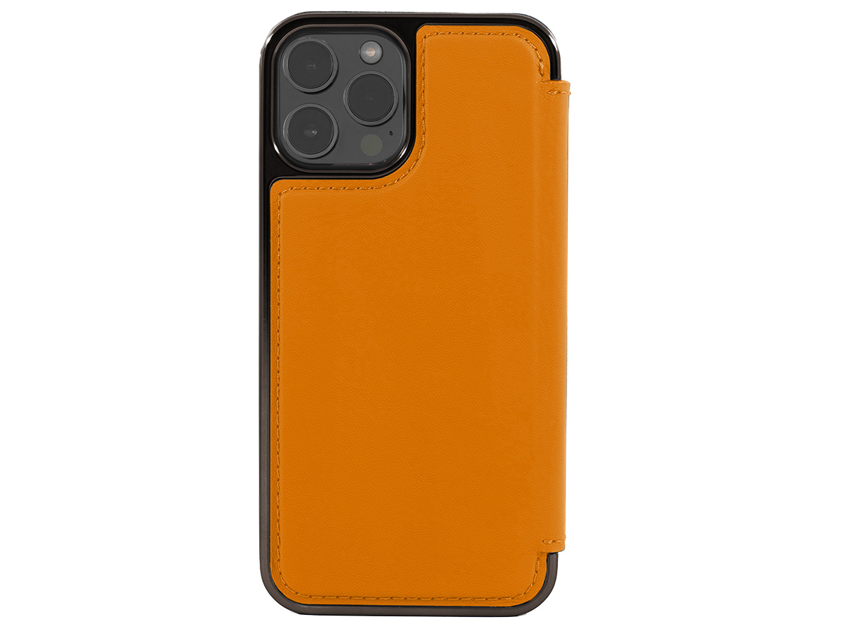 Greenwich Blake MagSafe Leather Folio Arancia Orange - iPhone 16 Pro Hoesje