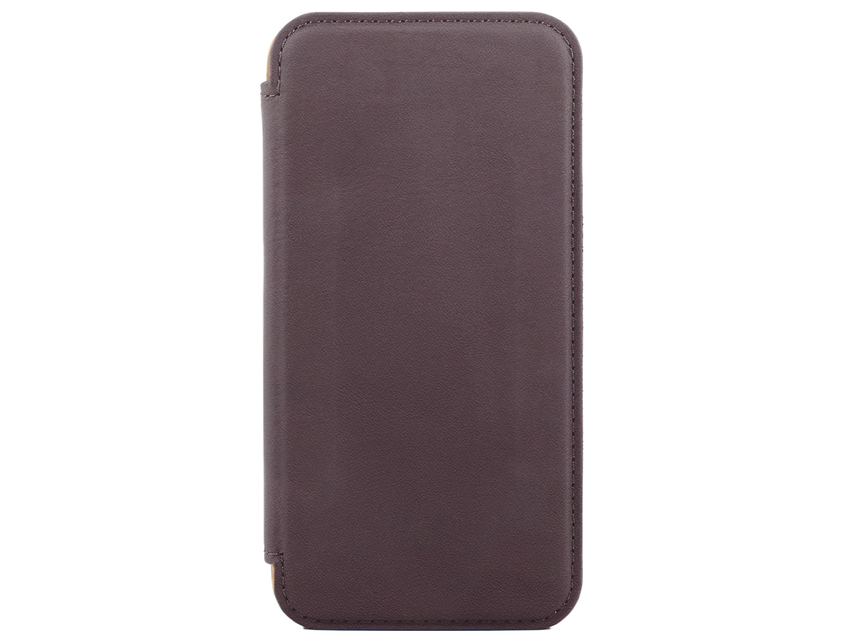 Greenwich Blake MagSafe Leather Folio Damson Purple - iPhone 16 Pro Hoesje