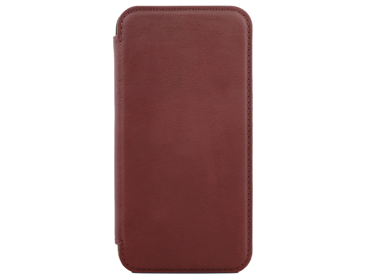 Greenwich Blake MagSafe Leather Folio Fireglow Red - iPhone 16 Pro Hoesje