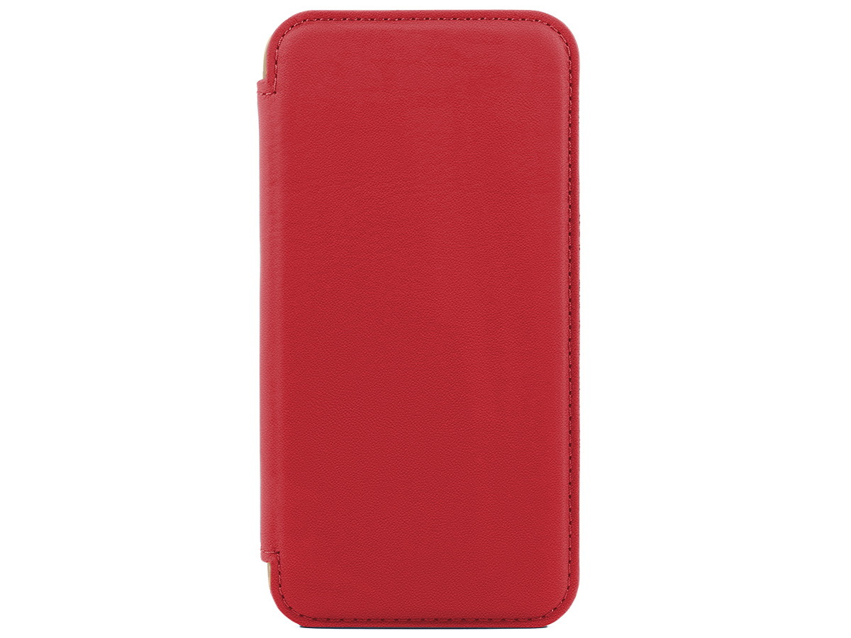 Greenwich Blake MagSafe Leather Folio Flash Red - iPhone 16 Pro Hoesje