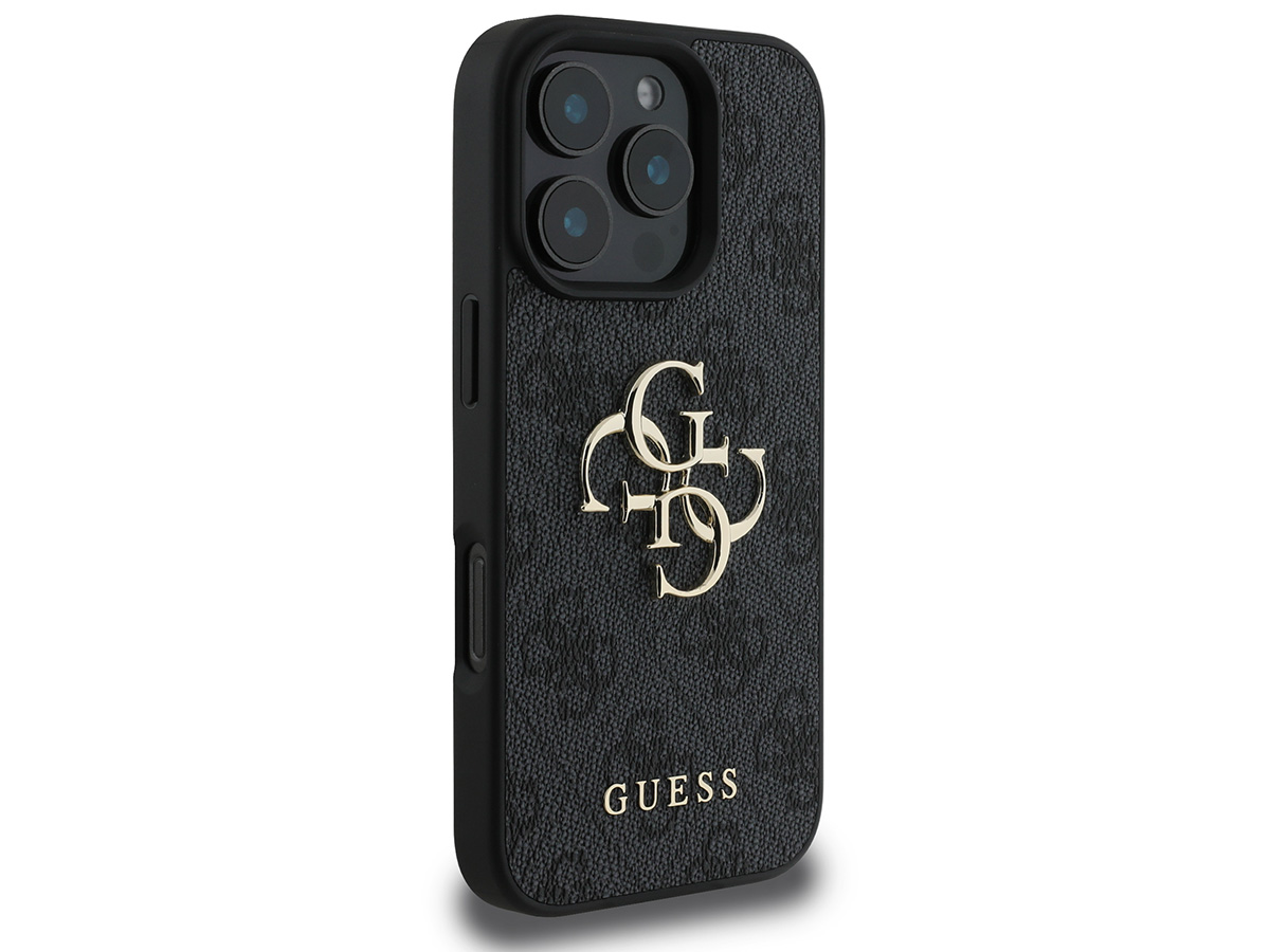 Guess Big 4G Monogram Case Grijs - iPhone 16 Pro hoesje