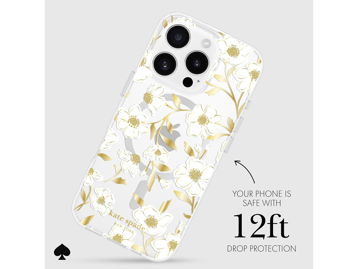 Kate Spade Sunshine Floral Case - iPhone 16 Pro hoesje