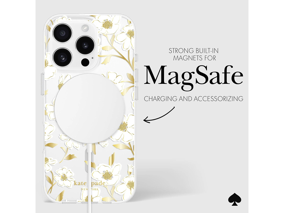 Kate Spade Sunshine Floral Case - iPhone 16 Pro hoesje