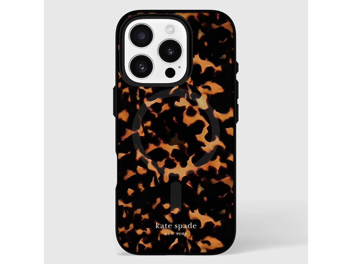 Kate Spade Tortoiseshell Case - iPhone 16 Pro hoesje