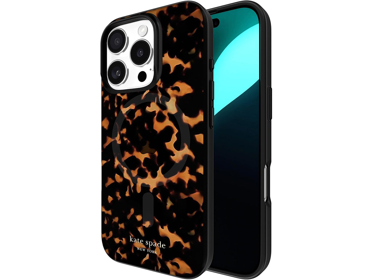 Kate Spade Tortoiseshell Case - iPhone 16 Pro hoesje