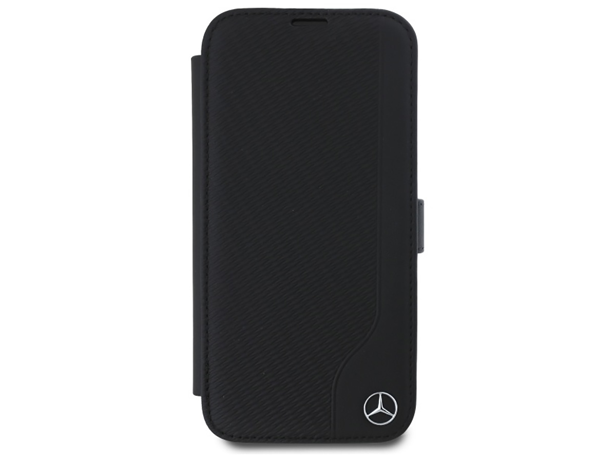 Mercedes-Benz Leather Book Case - iPhone 16 Pro Hoesje Leer