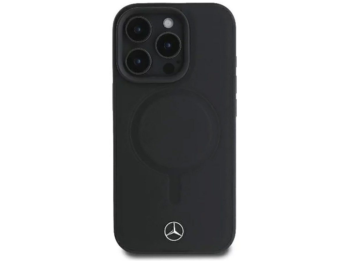 Mercedes-Benz Smooth Leather MagSafe Case - iPhone 16 Pro hoesje